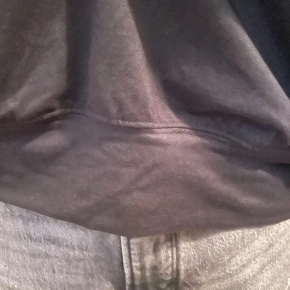 Peyton Jensen sweatshirt long sleeve banded hem ombre tie dye black orange small - Picture 3 of 7